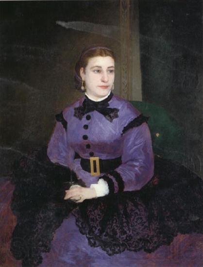 Pierre Renoir Mademoiselle Sicot Norge oil painting art